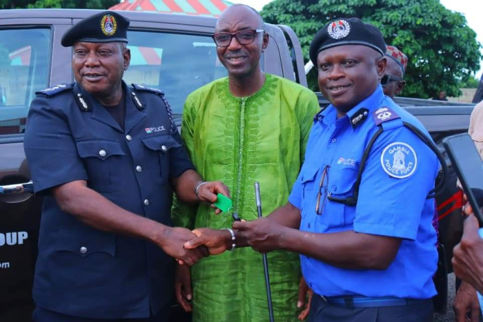 Cornerstone group donates vehicle worth D2.5M to Police to fight crime